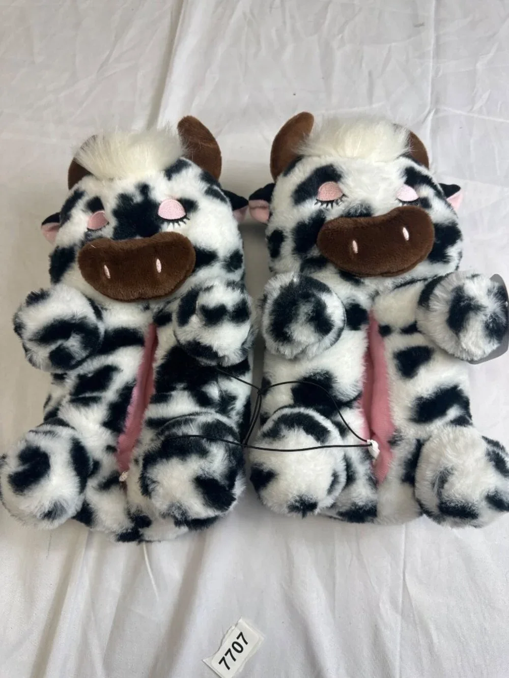 wonder nation youth 2/3 cow slippers nwt
